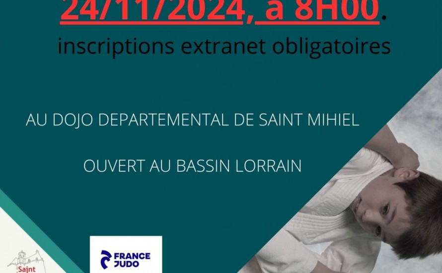 6 places UV4 Pratique au Shiai du 24/11/24 à Saint-Mihiel